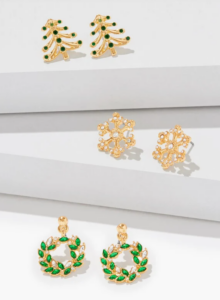 Festive Stud Earring Set