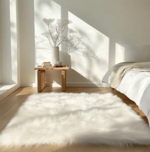 Faux Sheepskin Shag Area Rug