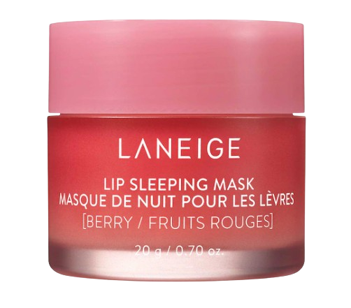 Laneige Lip Sleeping Mask in Berry, a rich overnight lip treatment that hydrates and smooths with antioxidant-packed berry extract.