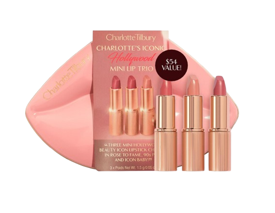 Charlotte Tilbury Charlotte’s Iconic Hollywood Mini Lip Trio