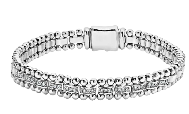 Caviar Spark Diamond Link Bracelet
