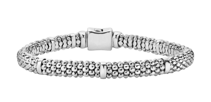 Caviar Rope Station Bracelet