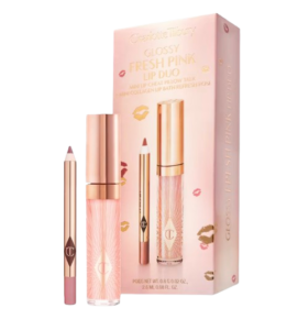 Charlotte Tilbury Mini Glossy Pink Lip Gloss + Lip Liner Set