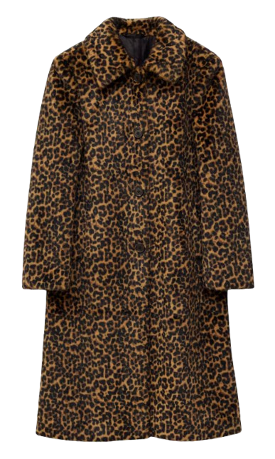 & Other Stories Faux Fur Leopard Coat