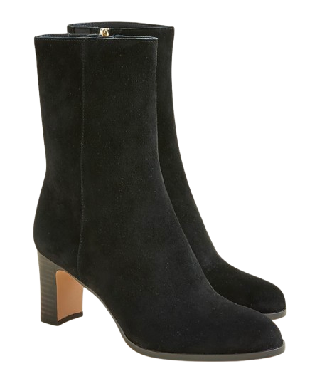 Rosalind Ankle Boots in Suede in Black