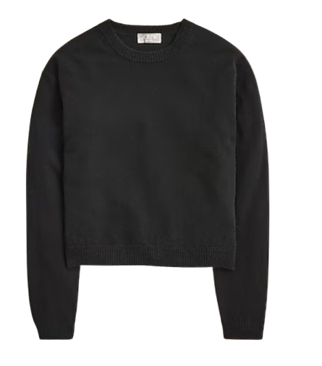J.Crew Perfect Cashmere Sweater – Black