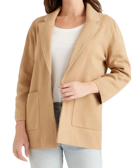 Quince Cotton Knit Blazer