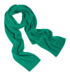 Soft Cable Knit Scarf