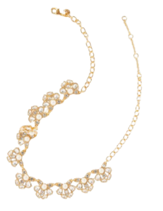 Embellished Pearl Necklace