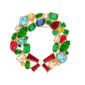 Holiday Wreath Brooch