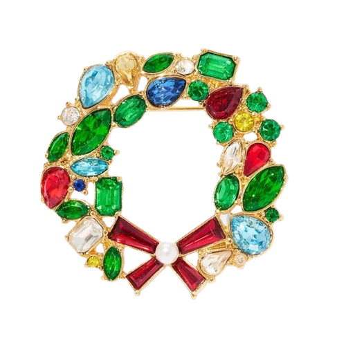 Holiday Wreath Brooch