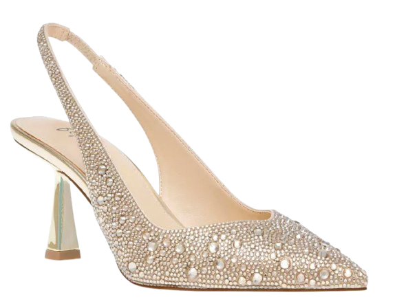 Betsey Johnson Rhinestone Slingbacks
