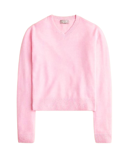 J.Crew Pink Cashmere Sweater
