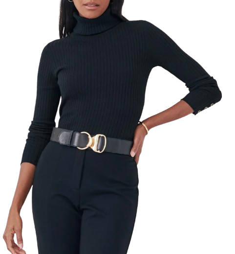 Arlette Turtleneck – Black
