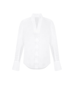 White Bessette Button Down