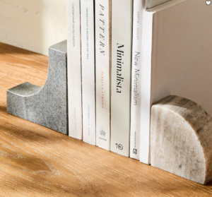 West Elm Two-Tone Marble Bookends (Set of 2)
