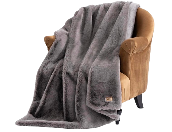 UGG Euphoria Plush Faux Fur Throw Blanket