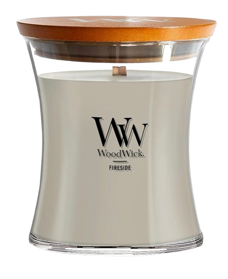 Wooden Wick Fireside Candle