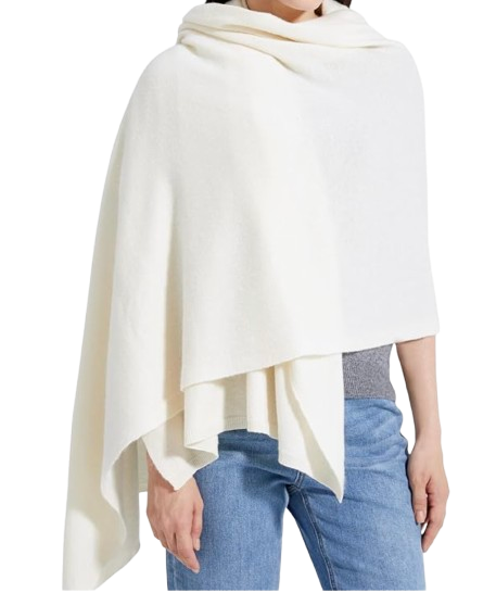 Oversized Cashmere-Blend Scarf/Wrap