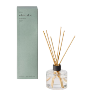 Alura Homescent Collection – White Aloe Glass Diffuser