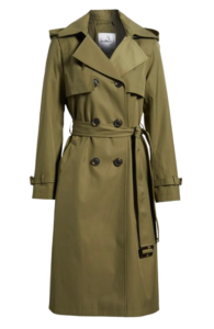 Sam Edelman Double Breasted Belted Trench Coat