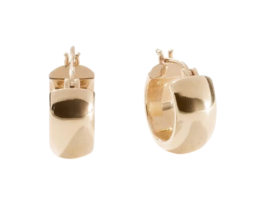 Quince 14K Gold Wide Huggies