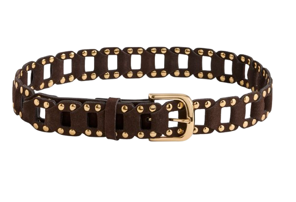 Madewell Open Weave Belt in Suede