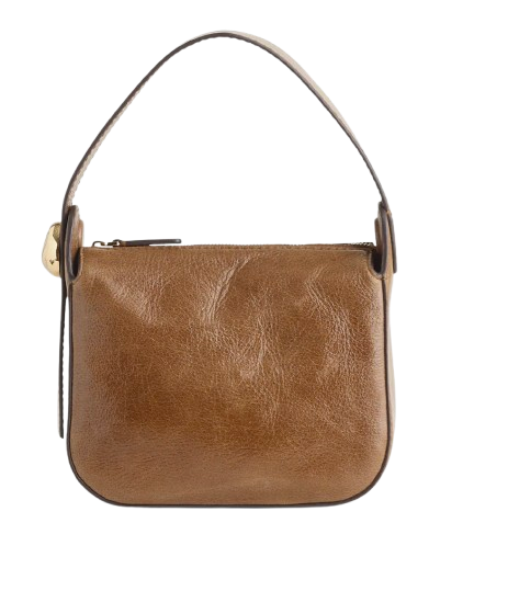 Madewell Sculpted Metal Wristlet Bag