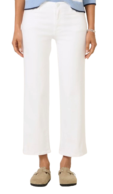 Avery Straight Jean White