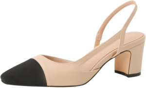 Chanel Block Heel Slingbacks Dupe