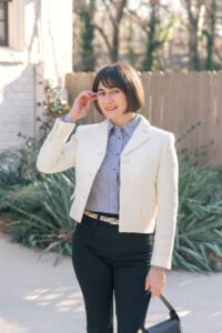 The Easiest Way to Dress Up Jeans When You’re Petite