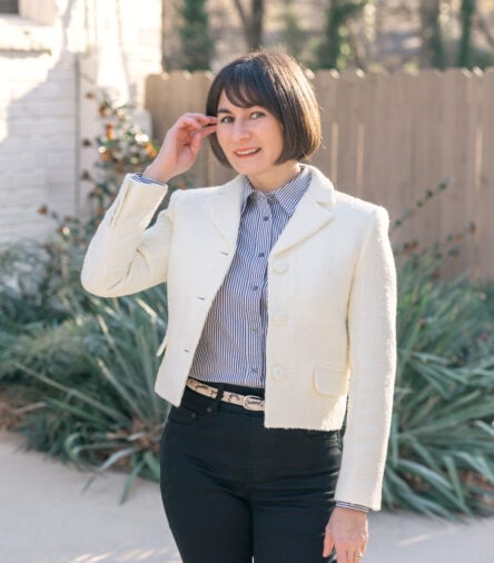 The Easiest Way to Dress Up Jeans When You’re Petite