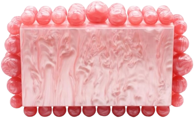 Sculptural Cult Gaia bubble clutch dupe in gold for evening events