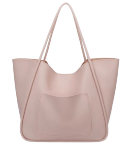 Faux Leather Tote Bag