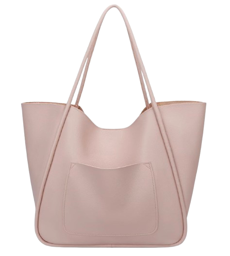 Faux Leather Tote Bag