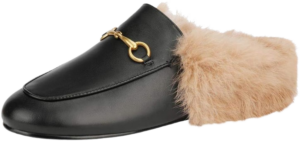 Gucci Fur-Lined Mules Dupe