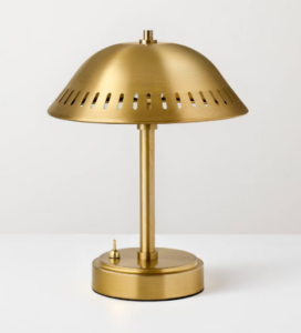 Hearth & Hand Portable Brass Table Lamp