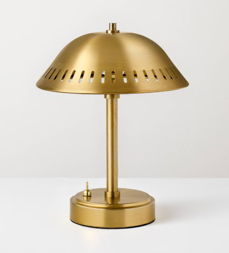 Hearth & Hand Portable Brass Table Lamp