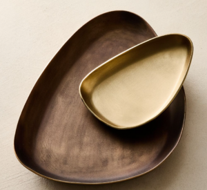Organic Metal Trinket Trays