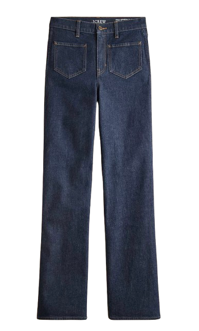 J.Crew Patch Pocket Wide Leg Jeans