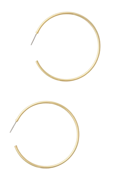 Tuckernuck Large Gold Hoop Earrings