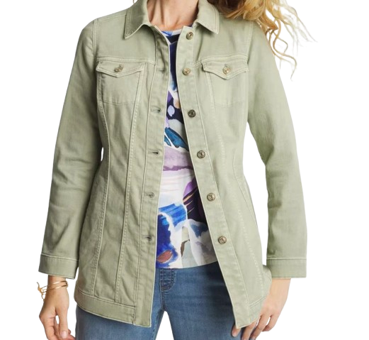 Chico’s Belted Denim Jacket