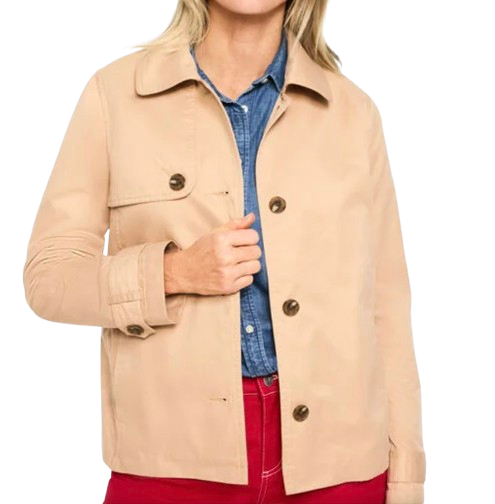 Talbots Short Trench Coat