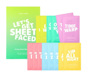 I Dew Care Let’s Get Sheet Faced Sheet Mask Set