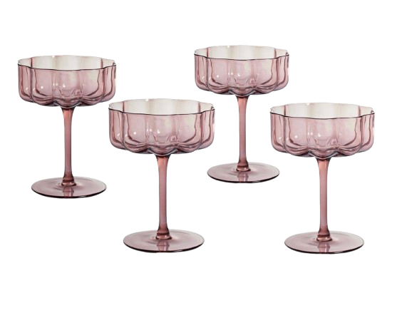 Handblown Coupe Glasses