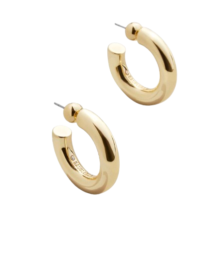 Chunky Gold Hoop Earrings