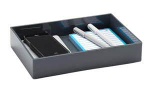 Poppin Dark Gray Accessory Tray