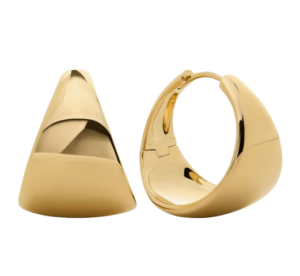Monica Vinader Large Tapered Hoop Earrings