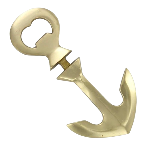 Brass Anchor Bottle Opener