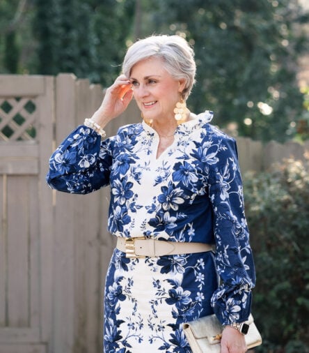 Bold color and pattern: the most flattering choice after 50